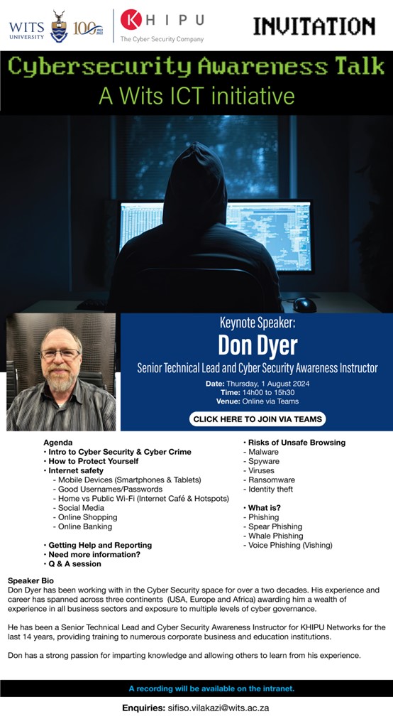 Cybersecurity Awareness Talk